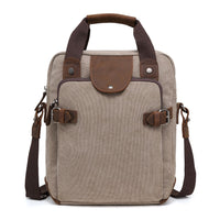 Davan Bags - Canvas Messenger Bag (Khaki)