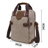 Davan Bags - Canvas Messenger Bag (Khaki)