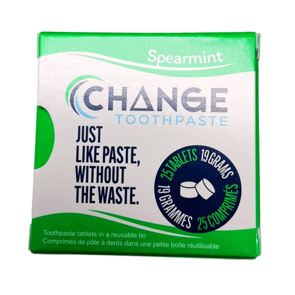 Change Toothpaste - Toothpaste Tablets - Travel Size - Spearmint