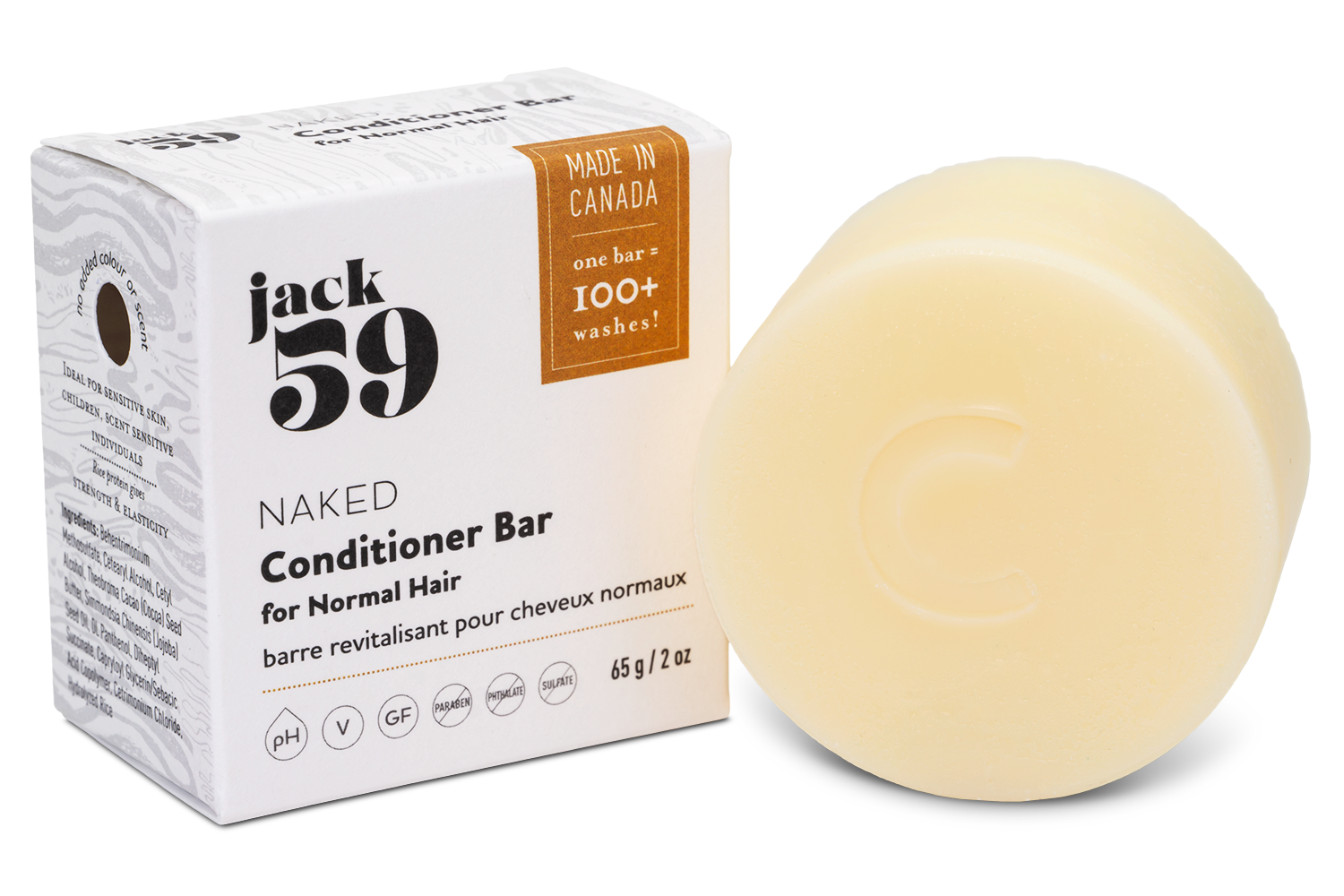 Naked Natural Conditioner Bar | Jack59